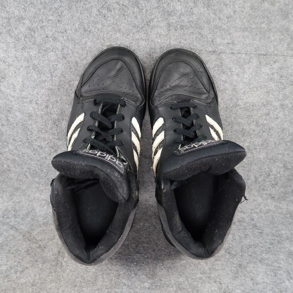 Adidas Century Shoes Mens 9 Sneakers Vintage High Top Black Lace Up Athletic - Picture 6 of 11